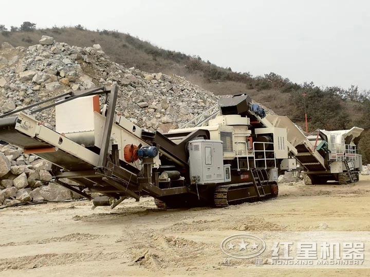建筑垃圾破碎現場，選好設備收益更高